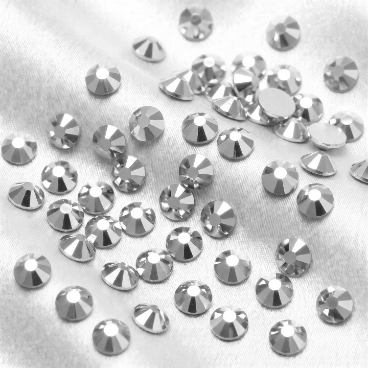 Silver – srebrne cyrkonie szklane | Crystal AB